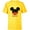 Yellow, variant on Disney Mickey Mouse Red Shorts Icon Sohn Family German- Short Sleeve T-Shirt for Kids - Customized-White