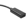 thumbnail image 3 of Enchufe robusto negro Gloria Cable adaptador de DP a HDMI, 3 of 9