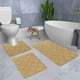 thumbnail image 5 of Juego de 3 alfombrillas de baño de espuma antideslizantes, suaves, absorbentes y de secado rápido para mayor seguridad y comodidad. Lavables a máquina. Gris oscuro. Aestivo | Caqui | AESTIVO, 5 of 7