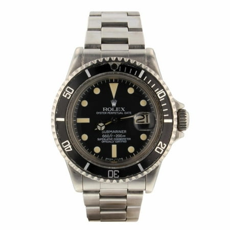 Pre-Owned Rolex Submariner 1680 Steel  Watch (Certified Authentic & (Best Rolex Submariner Look Alike)