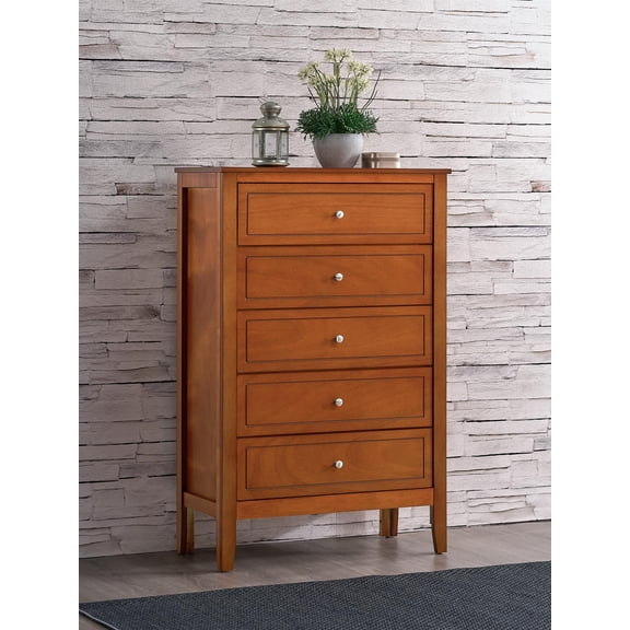 Glory Furniture Daniel G1314-CH-60 5 Drawer Chest - Oak