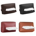 thumbnail image 4 of Caja de pañuelos para coche, reposabrazos, toallero, visera para el sol, para colgar en el respaldo del asiento, color marrón, 4 of 7