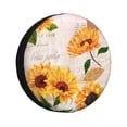 thumbnail image 1 of Fotbe Sunflower 5 Funda de Llanta de Repuesto con Estampado, Engrosada, Ajuste Universal para Jeep, Remolque, RV, SUV, Camión-14 inch, 1 of 6