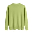 thumbnail image 5 of Lumtrix Cardigans Sweater For Women Warm Lightweight Button Front Cardigan Oversized Long Sleeve V Neck Cozy Sweaters Dressy Casual Tops Mint Green M, 5 of 5