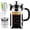 Silvery, variant on French Press Coffee Maker 304 Stainless Steel Coffee Press,with 4 Filters System, Heat Resistant Thickness Borosilicate French Press Glass, BPA-Free Brewed Tea Pot Coffee Plunger(Copper 12oz)