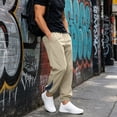 thumbnail image 5 of LIaqionyy Joggers Pants for Mens Elastic Waist Lightweight Hiking Pants Streetwear Workout Trousers with Pockets, 5 of 8