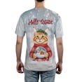 thumbnail image 5 of Hello Welcome Winter Maine Coon Holding Snow Globe Snowman All Over Print 3D Shirt Unisex Merch Cat Lover Kitten Owner Gifts - 13015, 5 of 6