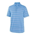 thumbnail image 1 of Monterey Club Men's Palmer Stripe Texture Golf Polo Shirt #1666, 1 of 2