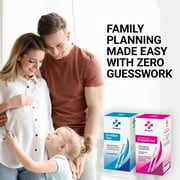 Combo Pack Early Pregnancy and Ovulation Tests LH Kit, Rapid Test, Accurate Results