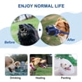 thumbnail image 4 of Bozal para Perros Unique Bargains Suave No Ladrar Malla Bozal Transpirable Permite Jadear Beber Anti Masticar Bozal para Perros de Tamaño Mediano M Azul, 4 of 7