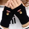 thumbnail image 2 of Game Roblox Cartoon Pattern Half-Finger Warm Thickened Knitted Gloves Anime Peripheral Birthday Gift Gloves, 2 of 5