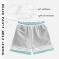 thumbnail image 5 of Blue Wave Pattern Boys' Swim Trunks Beach Pool Shorts Quick Dry Soft Fabric Classic Fit, 5 of 8