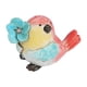 thumbnail image 1 of Injueey Mini estatuilla de pájaro de resina, adorno de animales de simulación con artesanías de flores, estatuas para decoración de Decoración del hogar Azul, 1 of 6