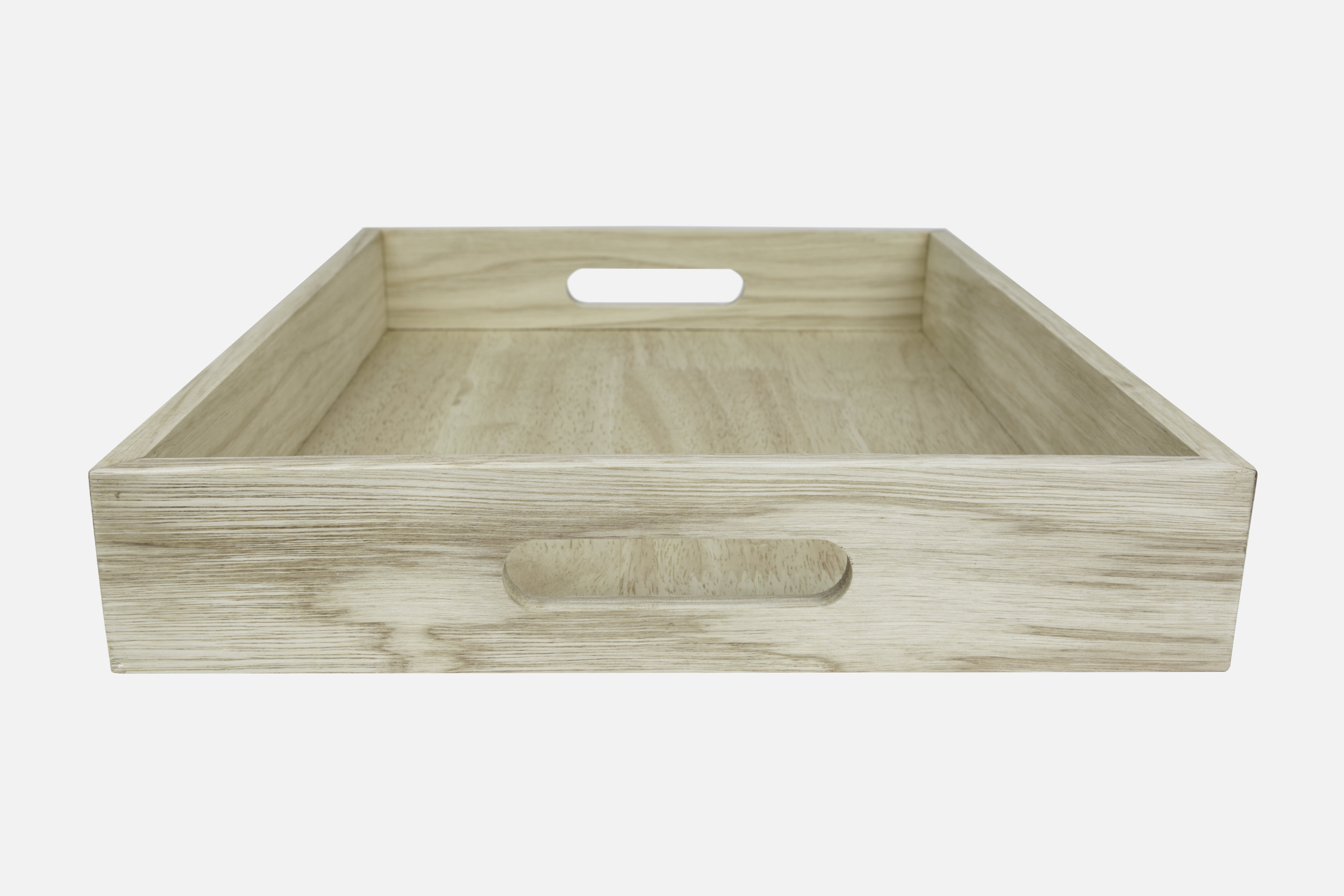 Mainstays 16-inch Blonde Wood Tray, Lightwood Finish, Rectangular Tray, 16inch x 12inch x 2.5inch
