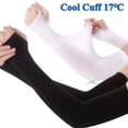 thumbnail image 4 of Stay Cool & Protected While You Exercise: 2pcs Women's Ice Silk Arm Sleeves!, 4 of 5