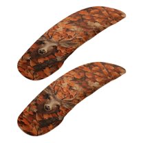 SCRAWLGOD Camo Hunting Forest Deer 2 Pieces Breathable Office Chair Armrest Covers Stretch Desk Chair Arm Rest Slipcover Easy to Install Anti-Slip Chair Arm Slipcovers Pads