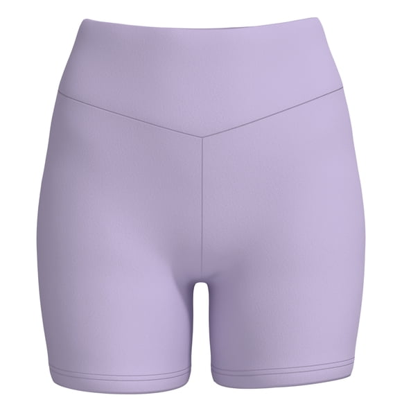 Short Deportivo Athletic Works Cintura alta, Lila Talla ECH