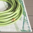 thumbnail image 4 of SAFAVIEH Courtyard Jaden Botanical Indoor/Outdoor Area Rug, Ivory/Green, 8' x 10', 4 of 12