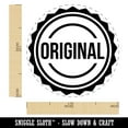 thumbnail image 2 of Original Circle Seal Self-Inking Rubber Stamp Ink Stamper - Green Ink - Medium 1 Inch, 2 of 7