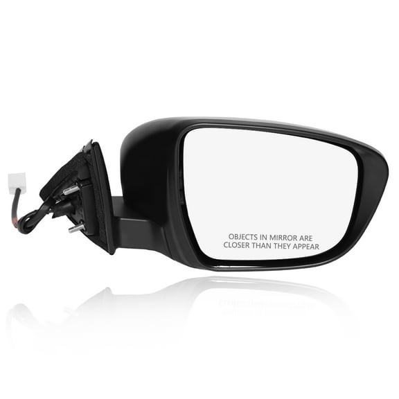 Right Passenger Side Mirror, Power Non-Heated Paintable Manual Folding View Mirror For 2017-2020 Nissan Rogue