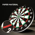 thumbnail image 5 of GSE Games & Sports Expert 18" 2-in-1 Paper Baseball & Dart Board Games Set. Double-Sided Dartboard with six 17G Steel Tip Darts, 5 of 7