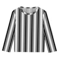 thumbnail image 4 of Ashirexll Girls Long Sleeve Shirts, Fall Shirts, Girls Long Sleeve Shirts Fashion Striped Shirts Cute Round Neck Casual Blouses Clothes, 4 of 5