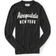thumbnail image 1 of Aeropostale Mens New York Thermal Knit Sweater, Gris, Mediano, 1 of 1