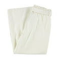 thumbnail image 2 of [BLANKNYC] Womens Paper Bag Waist Casual Wide Leg Pants, White, Small, 2 of 2