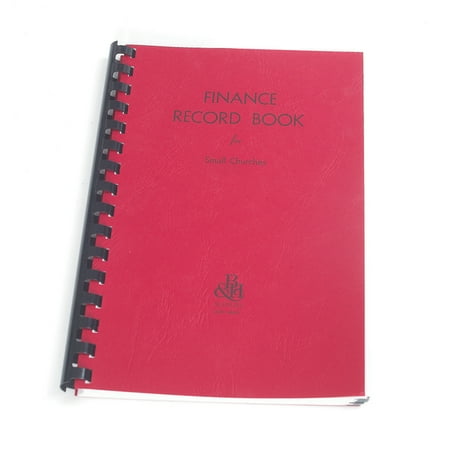 Finance Record Book for Small Churches (Other book format)