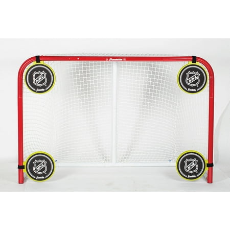 UPC: 0025725435166 | Franklin Sports Hockey Shooting Targets – NHL – 4 Knock Out Targets with Goal Attachments
