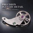 7009 7S26 Metal Watch Movement Balance Assembly with Bridge, Wheel, and ...