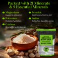 thumbnail image 4 of Sales de baño de spa Aromasong Sal del Mar Muerto con aloe orgánico, 8,6 kg, 4 of 8