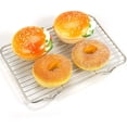 thumbnail image 4 of Cooling Rack Set of 3, Baking Rack Stainless Steel Wire Rack for Baking Cooking Roasting Grilling Cooling, 15” x 11” x 0.5” Wire Racks, Fit Various Size Cookie Sheets Oven, 4 of 4