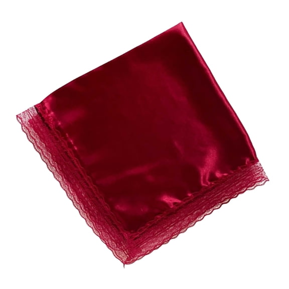 AOOOWER Sturdy Satins Handkerchief Vibranting Color Comfortable Gentle on Sensitive Skin