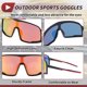 thumbnail image 5 of 1 Set de Gafas de Motociclismo Antirreflejo de Tri-Acetato de Celulosa, Gafas de Sol para Deportes al Aire Libre para Motocross, Moto de Tierra, ATV, Lente Roja, Marco Negro y Rojo, 5 of 6