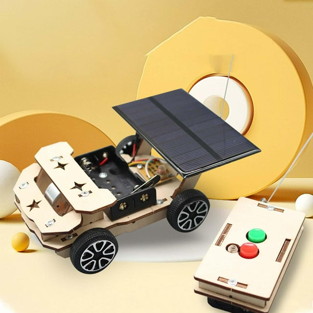 Simulación RC Vehículo Modelo Educación Aprendizaje Juguete Control Remoto Coche BLESIY Ensamblaje de automóviles