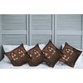 thumbnail image 6 of Ambesonne Gothic Throw Pillow Cover 4 Pack, Buildings Tradition, 18", Brown, 6 of 6