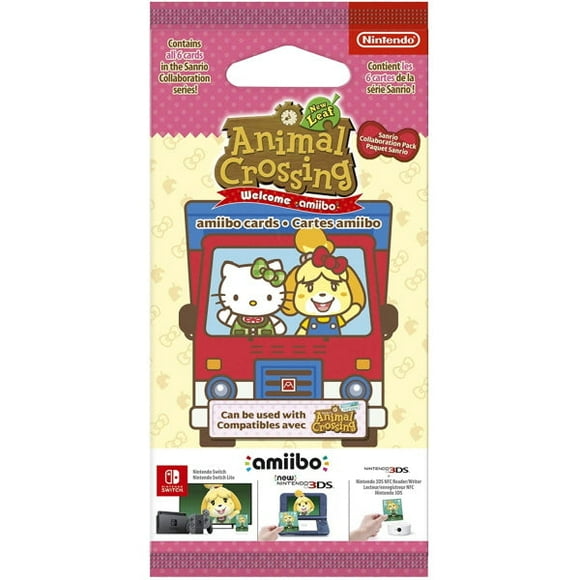 Animal Crossing : New Leaf - Welcome Pack Sanrio - 6 cards