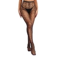 thumbnail image 1 of Fishnet Bodysuits Catsuit for Women Transparent Open Crotch Full Body Stockings Mesh Lingerie Stretchable Comfortable, 1 of 6