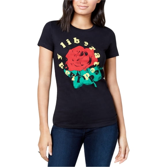 GXG Camiseta Gráfica Liberated Lady para Mujer, Negra, Mediana