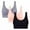 Gray1, variant on yillto Women's 3 Pack Seamless Bras Plus Size Comfortable Sports Bra Wireless Full Coverage Bralettes