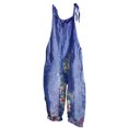 thumbnail image 2 of WXLWZYWL Jumpsuit for Women 2024 Baggy Overalls Summer Sleeveless Loose Trendy Rompers Hippie Jumpsuits Floral Printed Spaghetti Strap Cute Romper Plus Size Bib Overall with Pockets, 2 of 5