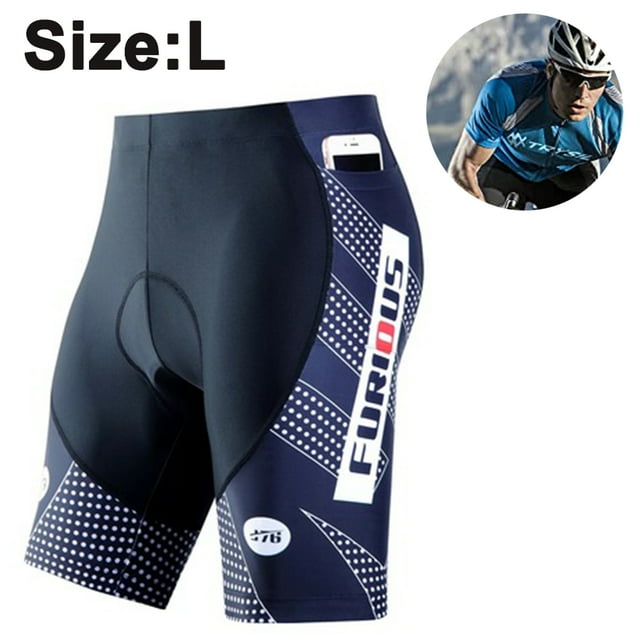 Men's Cycling Shorts 3D Padded with Bicycle Riding Tights Quick-Dry Half Pants