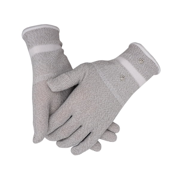 Silver Fiber Gloves For Outdoor Work & Cycling, Breathable Design & Enhanced Sensitivity (1 Pair)