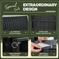 thumbnail image 3 of Devoko 3 Pieces Patio Conversation Set Cushioned PE Rattan Bistro Chairs with Table, Gray, 3 of 6