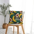 thumbnail image 5 of Honeii Banana And Avocado Print Throw Pillow, Square Decorative Pillow Forms Soft Fluffy Plump Pillow Decorative Pillow Inserts,Couch Pillows-26"x26", 5 of 7