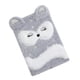 thumbnail image 1 of Cartoon Notebook Plush Notebook Daily Use Stationery Grey Material for Diary Writing 1Pack, 1 of 4