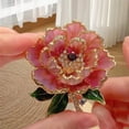 thumbnail image 3 of Giaone Eye Catching Designs Peony Brooch for Women’s Elegant Event Decoration, 3 of 13