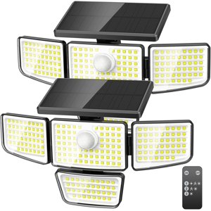 Solar Outdoor Lights 4000LM Solar with Motion Sensor