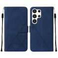 thumbnail image 2 of Embossed Wallet Case for Samsung Galaxy S24 Ultra, Magnetic Clasp Card Holder Luxury Business PU Leather Folio Cover with Kickstand Card Slots Flip Case for Samsung Galaxy S24 Ultra, Darkblue, 2 of 10